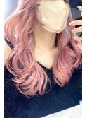 ピンクカラー 【韓国ヘア 大阪 梅田】