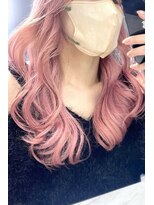 スライバイリアオオサカ(Sly By Ria OSAKA)&nbsp;ピンクカラー 【韓国ヘア 大阪 梅田】