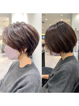 アンド ストーリーズ(&STORIES) 絶壁解消/大人可愛い/ひし形/小顔/30代40代◎ショートボブN