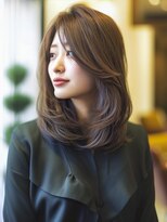 アルトリスト(Altruist Aging×HAIR&SPA)&nbsp;★ダークアッシュ大人ガーリーボブ着物ミディアムレイヤーカット