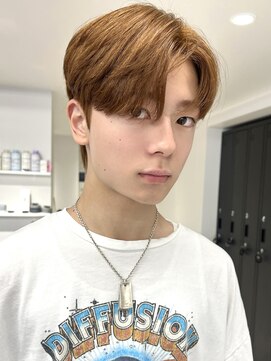 ニュアージュ 表参道 南青山(Nuage’) メンズセンターパート韓国マッシュウルフニュアンスパーマNuage'