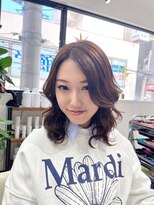 ベルヘアーデザイン 堺東(Belle hair Design)&nbsp;レイヤー/レイヤーカット/ブリーチなしカラー/韓国風/堺東