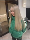 透明感抜群♪ダブルカラーブリーチミルクティーベージュ
