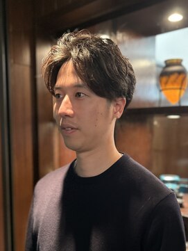 ザバーバー 渋谷(THE BARBER) センターパートスタイル