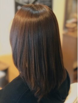 ヘアーメイクガネーシャ(Hair Make GANEZA)の写真/髪を内部から補修し本来の状態により近い仕上がりへ。思わず触れたくなるような艶やかな美髪を実現します♪