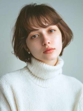 シェル 国分寺(shell) くびレイヤーエモージュグレージュカラーくびれショート/国分寺