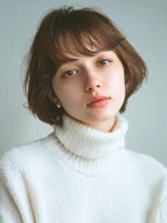 シェル 国分寺(shell) くびレイヤーエモージュグレージュカラーくびれショート/国分寺