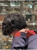 20代メンズウルフ波巻きスパイラル◎束感プードルパーマ