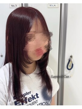 フェイス 伊勢原(FACE。) 透明感カラー/ブリーチなしWカラー/髪質改善/伊勢原