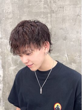 メンズサロン キング 心斎橋店(Men’s salon K!ng) ホワイトメッシュ/ツイスト/ツイスパ/パーマ/メンズ/眉毛/心斎橋