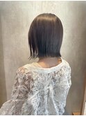 髪質改善/顔周りレイヤーカット/グレージュ[千葉/千葉駅]