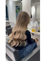 シエラ 南船場(CIERA.)&nbsp;"ハイライトカラーオリーブグレージュ 天使の羽バング