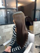 ハル 新宿(haru)&nbsp;艶髪ロング/髪質改善カラー/暗髪/美髪/ロングヘアー/韓国風