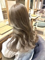 バイオレット 表参道店(Violet)&nbsp;シルキーオリーブベージュニュアンスカラー韓国風レイヤーカット