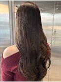 夏カラー◎小顔赤み消しカラーロング×韓国風レイヤー