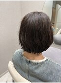 くせ毛風ゆるボブ