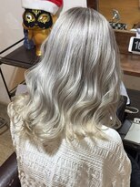 ブレイズヘアー(BLAZEhair) 【人気オーダーカラー】ミルクティグレージュ×ブリーチ3回