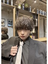 メンズココ メンズパーマ 韓国ヘア 日本橋店(MENS COCO) 無造作ラウンドマッシュ
