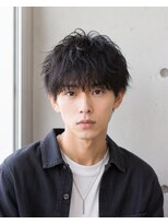 MEN's Baguz MEN'Sカット/ MEN'Sパーマ/ MEN'Sカラー メンズマッシュカーリーニュアンスパーマ束感