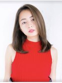 内巻き縮毛矯正スタイル