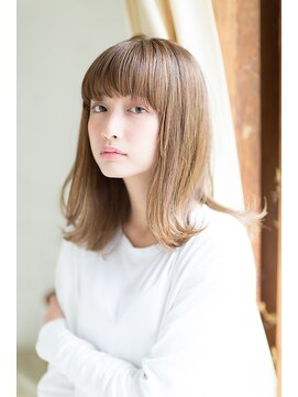 ローレン(Lauren.) 【Lauren. 岸里玉出】ふわミディ 外ハネ ストレートスタイル☆