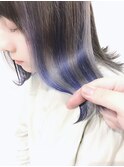 《Blue》#インナーユニコーン#ネイビーブルー×シルバー