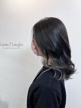 ザラブズラフズヘアー 守恒店(the loves laughs hair) イヤリングカラー