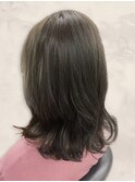 艶感♪髪質改善カラー大人可愛いグレージュミディアム