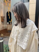 デイジー(Daisy) 天神/大名/オリーブグレー/ブリーチ/顔まわりレイヤー