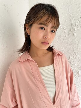 プフ 伏見(puf) 外ハネロブ×顔まわりインナー【伏見/丸の内/栄/髪質改善】