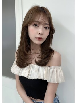 レミエ ダイカンヤマ(lemiie) 韓国★レイヤーカット★顔まわり