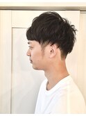 【NINE HAIR】マッシュショート＿２ブロック＿刈上げ