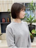 ミニボブ 切りっぱなしボブ トリートメント 矢場町 前髪 栄