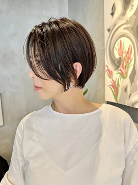 ブルックス ハイライト ショート ミニボブ レイヤーボブ クールショート