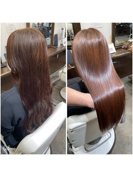 ムーブ(Moob) 透明感・艶感抜群ベージュブラウンカラー【別府】