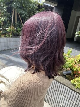 ユートピア(U topia) #カシスピンク　#ピンクラベンダー　#ブリーチ1回