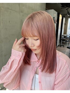 ソルトウォーター(SALT WATER) ルーツカラー/ピンクベージュ/アプリコット/恵比寿/代官山