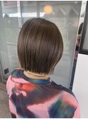 切りっぱなしボブ