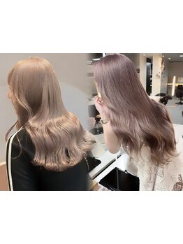 ナチュラルカラーが大人かわいい♪人気の外国人風ベージュカラーもダメージレスで楽しめる！