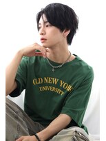 マルシェ(marche)&nbsp;爽やか黒髪×フェザーパーマ