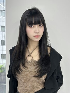 ユーフォリア 渋谷グランデ(Euphoria SHIBUYA GRANDE) レイヤーカット　オリーブグレージュ