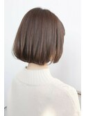 骨格矯正ミニボブ　ラベンダーベージュ
