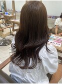 こっくりショコラブラウンで魅せるツヤウェーブ♪ブリーチなし