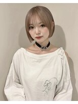 ペレ アネックス 大阪梅田茶屋町店(PELE ANNEX) 黒髪カタログ/クラゲヘアー/オリーブグレー/梅田