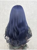 ブリーチ1回ブルーラベンダーカラー♪