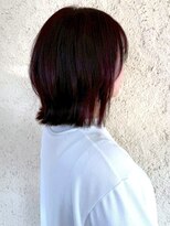 プリモ ココ 鍋島店(Primo coco.)&nbsp;外ハネミディアム くびれヘア 髪質改善 艶髪 顔周りレイヤー