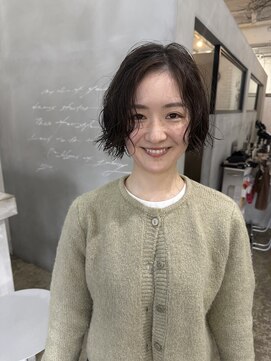 ヘアーワークスヴィクサス 諫早店(HAIR WORKS VIXUS) 【持永 早紀子】ボブパーマ