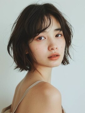 フレイムスヒュー 高崎店(FRAMES HUE) 20代30代40代★大人可愛いモテ髪くびれウェーブヘア外ハネボブ