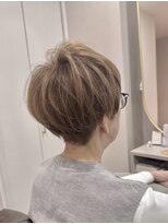 カミノワ(kaminowa)&nbsp;６０代のお客様ベリーショート☆白髪率60%おすすめヘア/逆三角