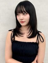 アッシュ 成瀬店(Ash)&nbsp;ミディアムレイヤー×ニュアンスストレート